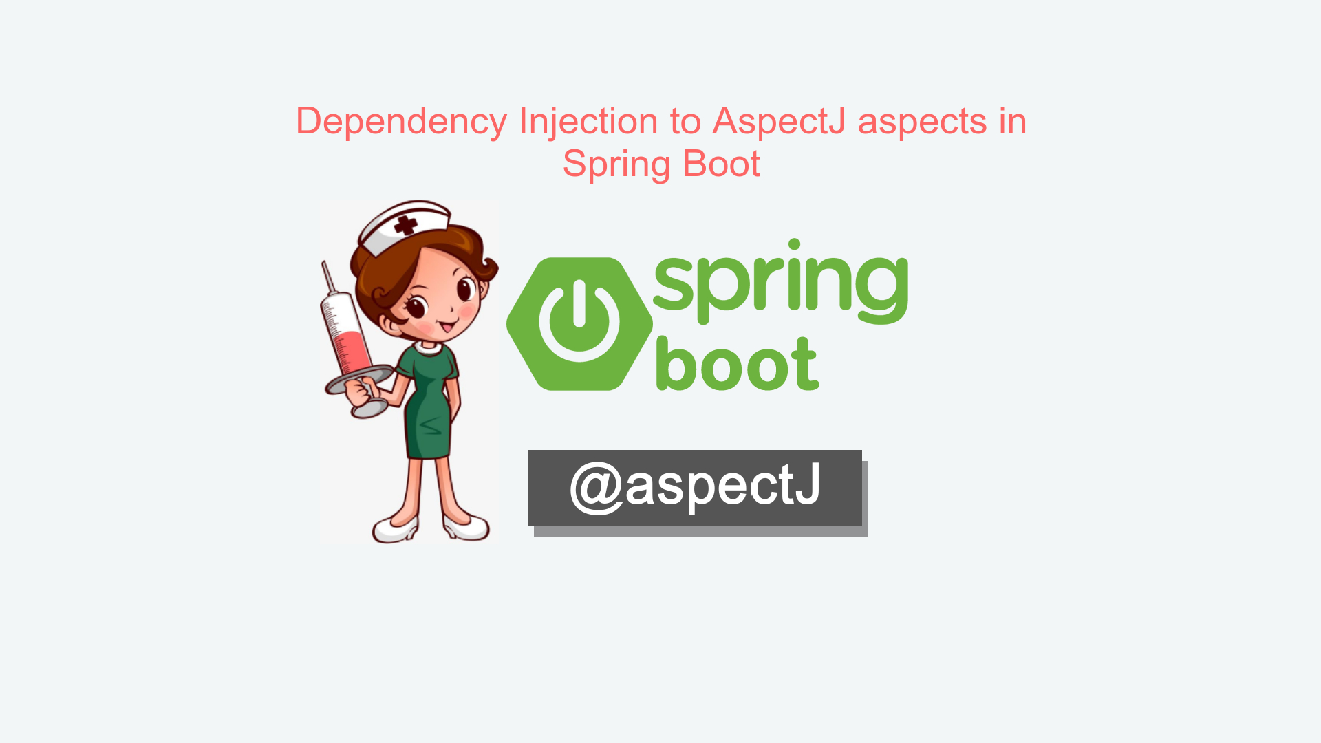 Dependency Injection to AspectJ aspects in Spring Boot